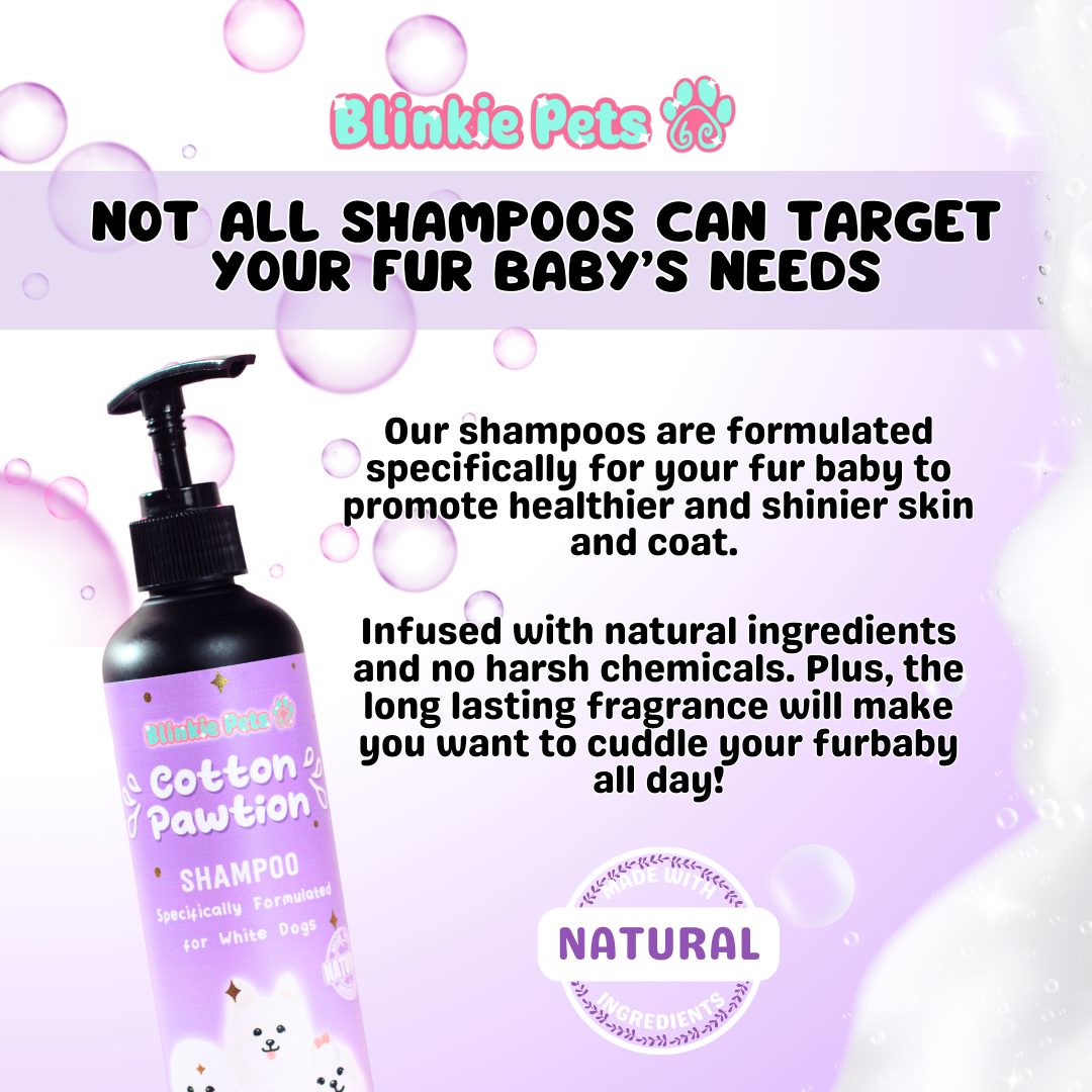 Natural Whitening Shampoo for White and Light Dogs